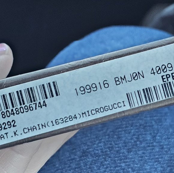 Gucci GG Leather keychain microguccissma New! - Picture 7 of 13